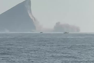 Điểm du lịch đảo Rùa Đài Loan mất phần đầu sau động đất