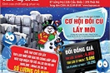 Giáng sinh Hồng - Đổi Tivi cũ lấy LCD mới