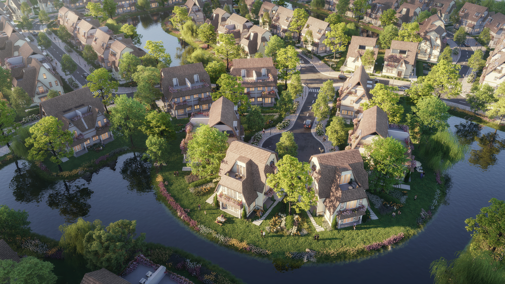 Đảo Châu Âu - Eco Central Park: Biệt thự compound định danh của nhà giàu xứ Nghệ - 9 Đảo Châu Âu - Eco Central Park: Biệt thự compound định danh của nhà giàu xứ Nghệ - 9