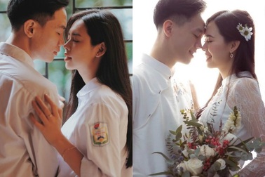 Chuyện tình yêu 10 năm của cô giáo "kiêm" top 5 Hoa hậu Hoàn vũ