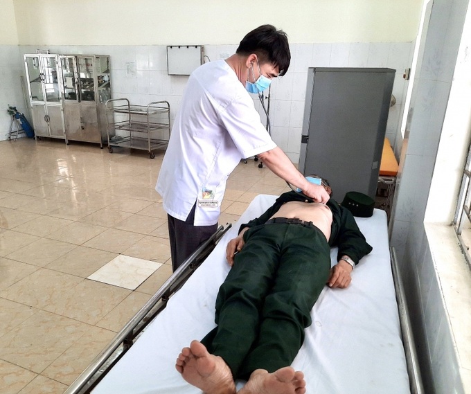 Kiểm tra sức khoẻ thương binh tại Trung tâm chăm sóc nuôi dưỡng NCC Thanh Hoá