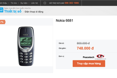 Giật mình với điện thoại "không nguồn gốc" trong ngày mua sắm trực tuyến