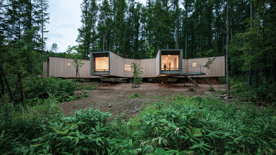 Nhà nghỉ dưỡng bằng gỗ ẩn mình giữa rừng cây ở Hokkaido, Nhật Bản - 2 Nhà nghỉ dưỡng bằng gỗ ẩn mình giữa rừng cây ở Hokkaido, Nhật Bản - 2