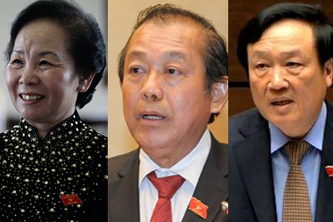 Trình Quốc hội miễn nhiệm Phó Chủ tịch nước, Chánh án Tối cao