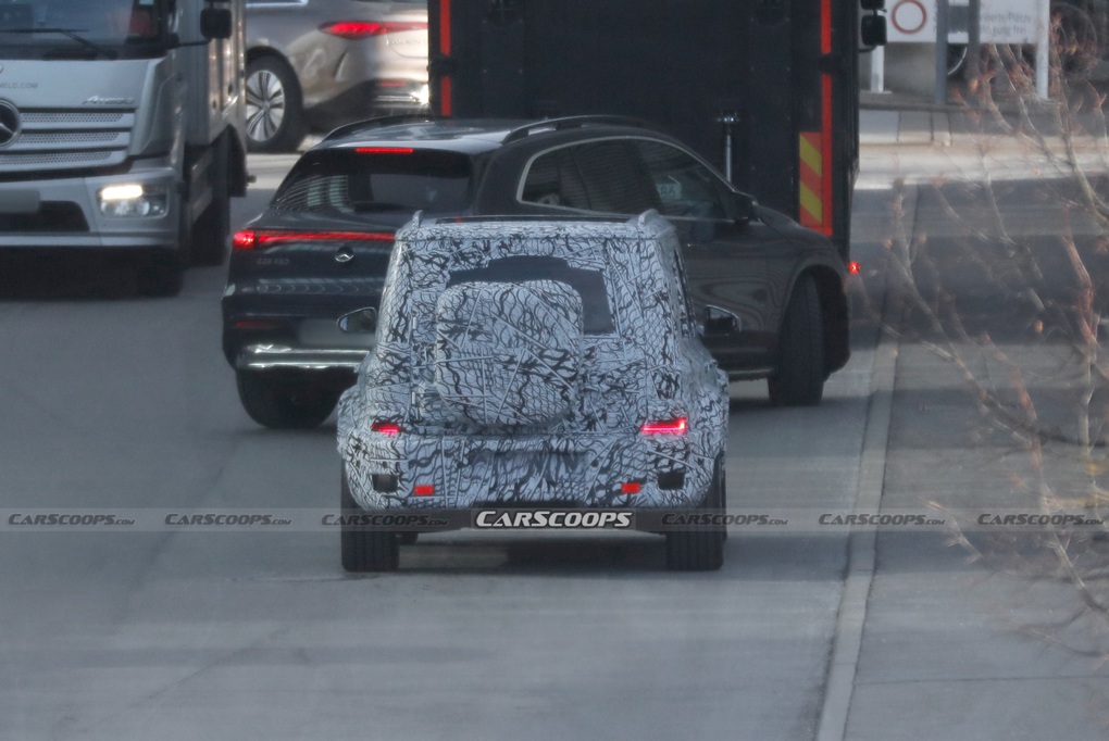 G-Class phiên bản mini lộ dáng trên đường thử: Là xe thuần điện - 3 G-Class phiên bản mini lộ dáng trên đường thử: Là xe thuần điện - 3