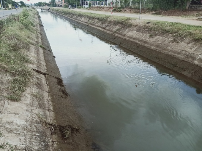 Đoạn kênh nơi xảy ra sự việc đau lòng. Ảnh: M Nhật.