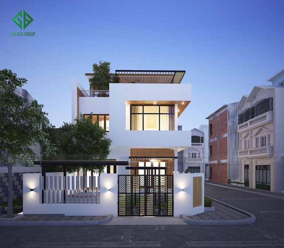 Thiết kế nhà phố 2 mặt tiền và những ưu điểm tuyệt vời - 1 Thiết kế nhà phố 2 mặt tiền và những ưu điểm tuyệt vời - 1