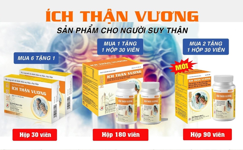 Ích Thận Vương - sản phẩm hiệu quả, an toàn cho người suy thận - 3 Ích Thận Vương - sản phẩm hiệu quả, an toàn cho người suy thận - 3