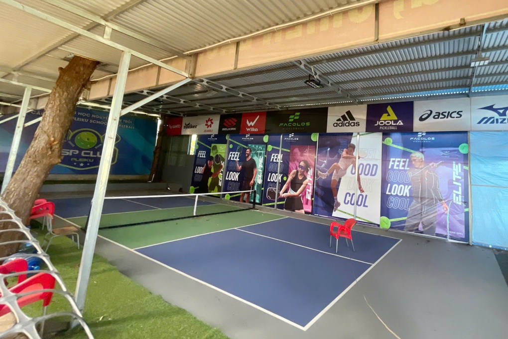 Trường học cho mở sân cỏ nhân tạo, Pickleball trái quy định - 1