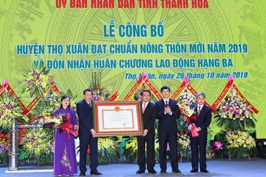 Huyện thứ 4 của Thanh Hóa được Thủ tướng công nhận đạt chuẩn nông thôn mới