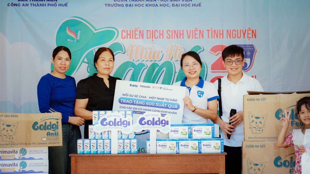 Goldgi cùng Primavita trao 600 suất quà đến trẻ khó khăn tại xã Long Quảng, TP Huế - 1