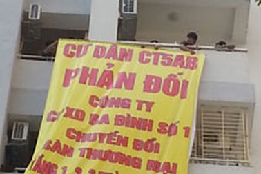 Chủ đầu tư chung cư CT5 Văn Khê bị “tố” tùy tiện thay đổi kết cấu nhà 