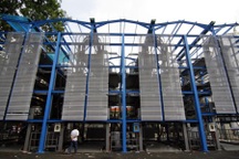 Mục sở thị giàn đỗ xe bằng thép đầu tiên ở Hà Nội