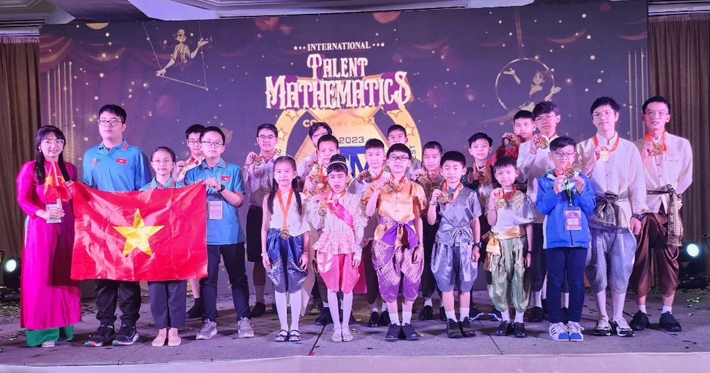 Việt Nam đoạt 20 huy chương Tìm kiếm tài năng Toán học Quốc tế 2023 - 2 Việt Nam đoạt 20 huy chương Tìm kiếm tài năng Toán học Quốc tế 2023 - 2
