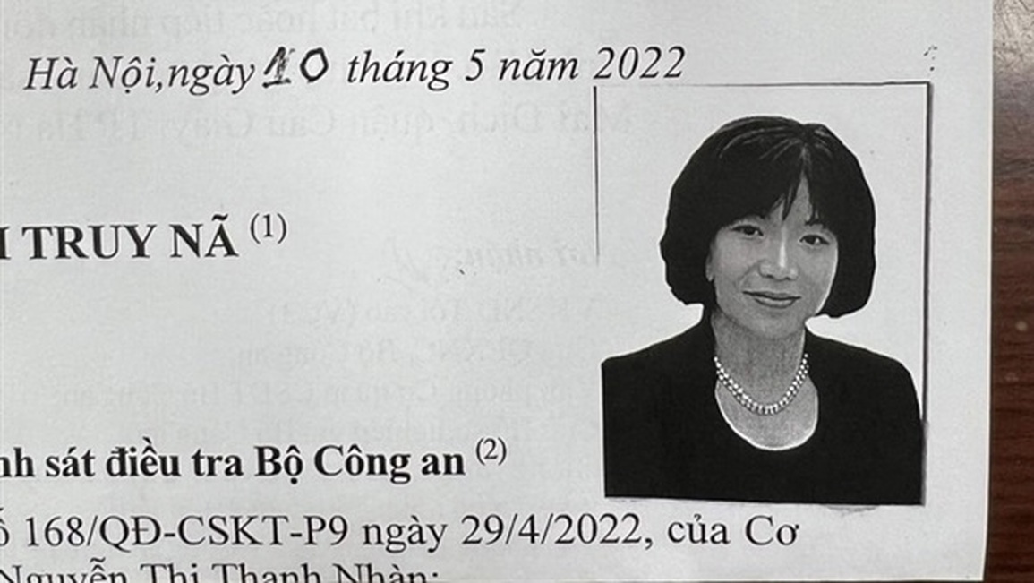 Truy nã nữ Chủ tịch Công ty AIC Nguyễn Thị Thanh Nhàn - 1 Truy nã nữ Chủ tịch Công ty AIC Nguyễn Thị Thanh Nhàn - 1