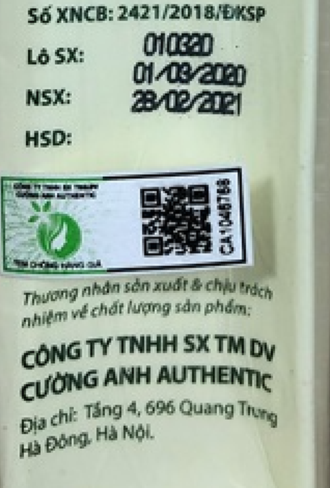 Cục An toàn thực phẩm cảnh báo người dân không nên mua sản phẩm Trà Slim Cường Anh - Ảnh 1.