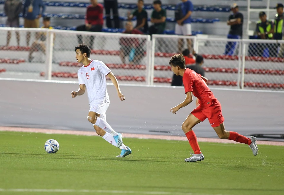 U22 Việt Nam 1-0 U22 Singapore: Đức Chinh ghi bàn quý giá - 12 U22 Việt Nam 1-0 U22 Singapore: Đức Chinh ghi bàn quý giá - 12