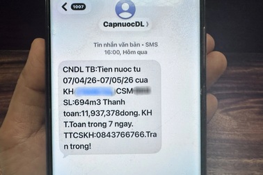 "Choáng váng" với hóa đơn tiền nước gần 12 triệu đồng, tăng gấp 70 lần