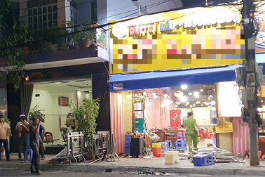 Nổ súng trong quán buffet ở Tiền Giang, có 5 vỏ đạn ở hiện trường