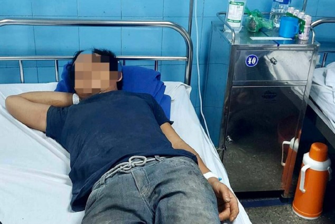 Các nạn nhân điều trị tại bệnh viện. (Ảnh: H.T)