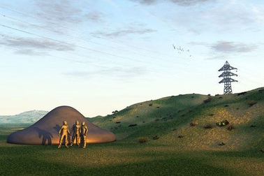 Một gia đình ở Anh nhìn thấy đĩa bay cùng với ba người mặc đồ màu bạc?