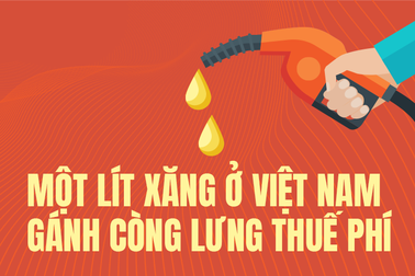 Mua 100.000 đồng xăng, phải đóng bao nhiêu đồng thuế phí?