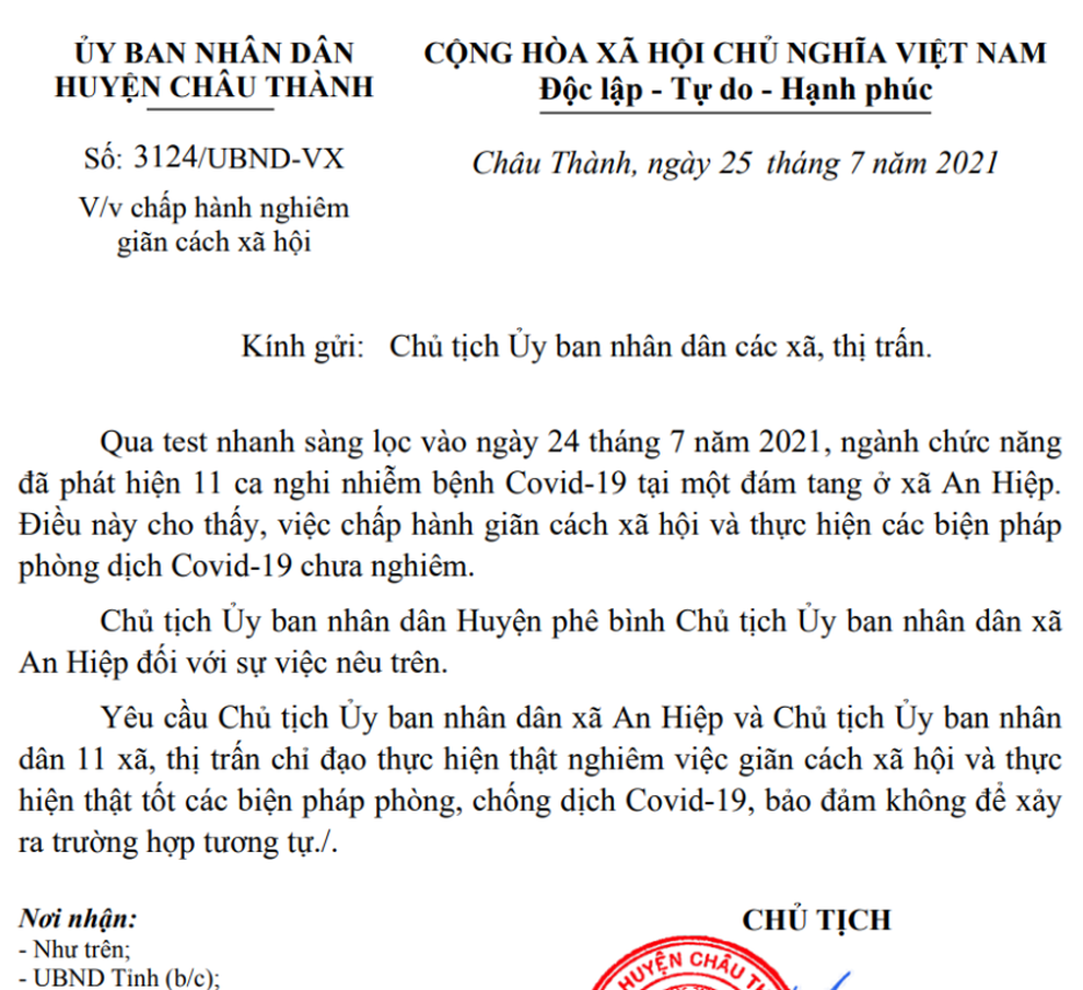 Để dân dự đám tang khiến nhiều người mắc Covid-19, Chủ tịch xã bị phê bình - 1 Để dân dự đám tang khiến nhiều người mắc Covid-19, Chủ tịch xã bị phê bình - 1