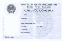 “Hình hài” thẻ Căn cước công dân được cấp từ ngày 1/1/2016
