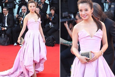 Triệu Vy khoe sắc bên sao Hollywood 