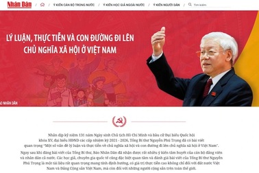 Báo Nhân Dân ra mắt trang thông tin đặc biệt về bài viết của Tổng Bí thư
