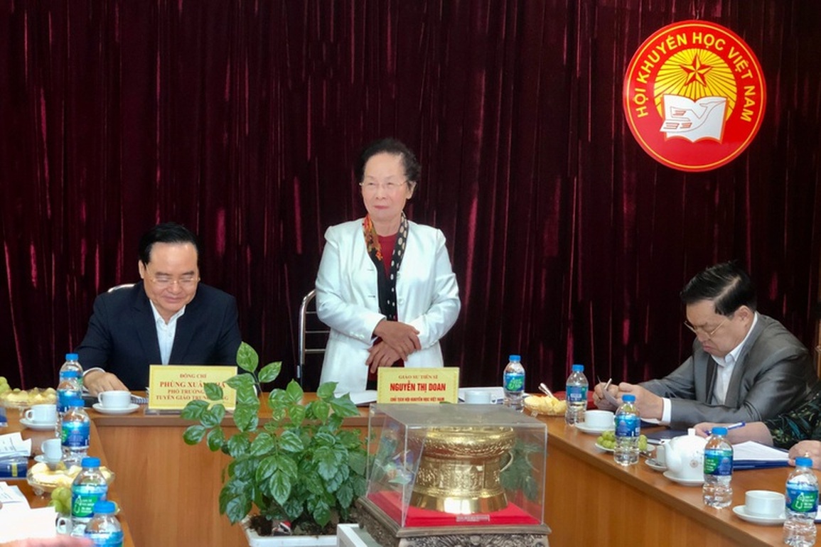 Ban Tuyên giáo Trung ương làm việc với Hội Khuyến học Việt Nam - 2 Ban Tuyên giáo Trung ương làm việc với Hội Khuyến học Việt Nam - 2
