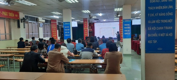 Quang cảnh lớp bồi dưỡng