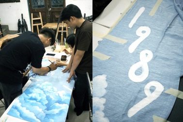 Chàng trai Ninh Thuận vẽ áo dài để mặc đi xem Taylor Swift ở Singapore