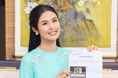 Hoa hậu Ngọc Hân mang thai con đầu lòng