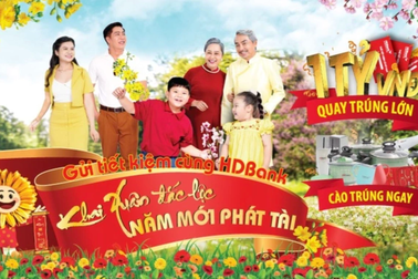 HDBank tặng hơn 10 tỷ đồng cho khách hàng gửi tiết kiệm đầu xuân Giáp Thìn