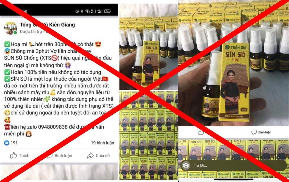 HHen Niê bức xúc hình ảnh bị sử dụng trái phép quảng cáo thuốc sinh lý nam - 1