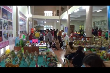 Hội thi đồ dùng đồ chơi tự làm bậc mầm non tại Nghệ An