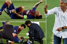 Messi có nguy cơ vắng mặt ở trận sinh tử gặp Bayern Munich