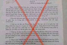 Giả mạo văn bản của UBND tỉnh Quảng Trị cho học sinh nghỉ học hết ngày 29/3