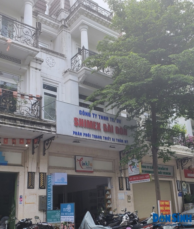 Công ty TNHH TMDV Shimex Sài Gòn (tại khu dân cư Cityland, phường 7, Gò Vấp) hoạt động nhưng không thông báo với cơ quan chức năng.