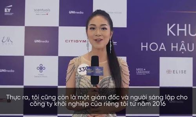 Các người đẹp học giỏi thi Hoa hậu Hoàn vũ Việt Nam - Ảnh 9.