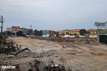 Phá xong công trình vi phạm từng được doanh nghiệp xin tặng tỉnh Hải Dương