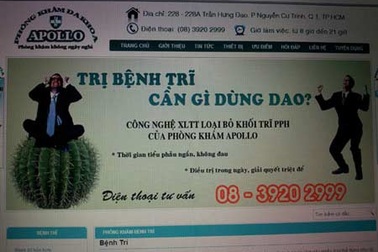 Tự điều trị trĩ, nhiều biến chứng nguy hiểm