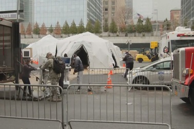 New York cấp tập dựng nhà xác dã chiến