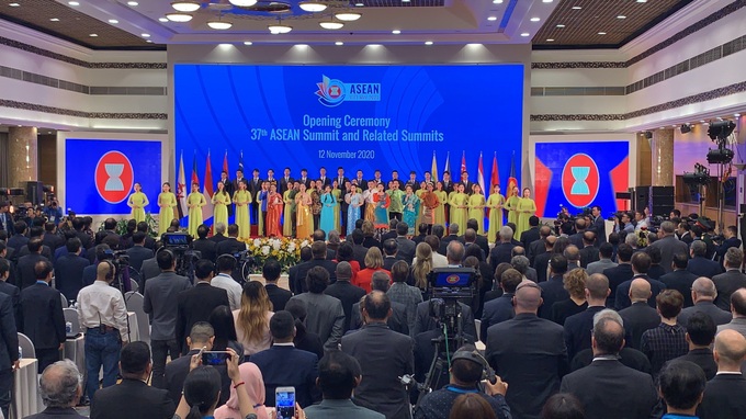 Tổng Bí thư, Chủ tịch nước: Giữ gìn một khu vực hòa bình, ổn định, đoàn kết là giá trị cốt lõi của Cộng đồng ASEAN - Ảnh 5. Tổng Bí thư, Chủ tịch nước: Giữ gìn một khu vực hòa bình, ổn định, đoàn kết là giá trị cốt lõi của Cộng đồng ASEAN - Ảnh 5.