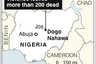 300 người bị giết hại dã man, Nigeria báo động đỏ