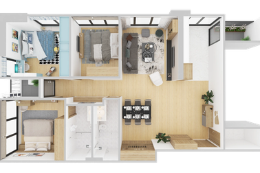 Nhu cầu dịch chuyển từ chung cư nhỏ, thổ cư lên căn hộ rộng lớn