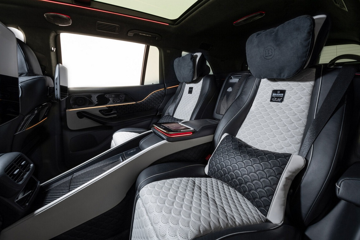 Qua tay Brabus phù thủy, Mercedes-Maybach GLS nâng tầm lên 888 mã lực - 11 Qua tay Brabus phù thủy, Mercedes-Maybach GLS nâng tầm lên 888 mã lực - 11