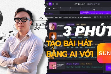 Sáng tác bài hát bằng AI trong 3 phút chỉ với vài thao tác đơn giản