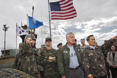 Bộ trưởng quốc phòng Mỹ thăm khu phi quân sự liên Triều